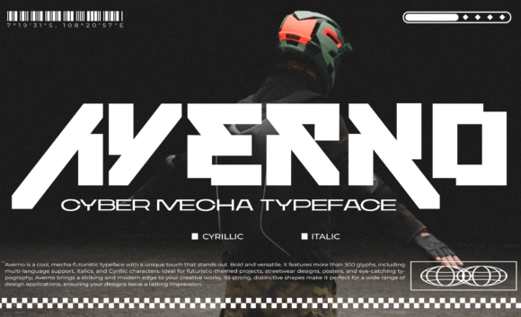 Averno Display Font for Bold Brand Identity
