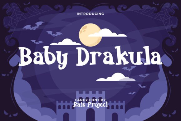 Baby Drakula Font for Small Business Branding