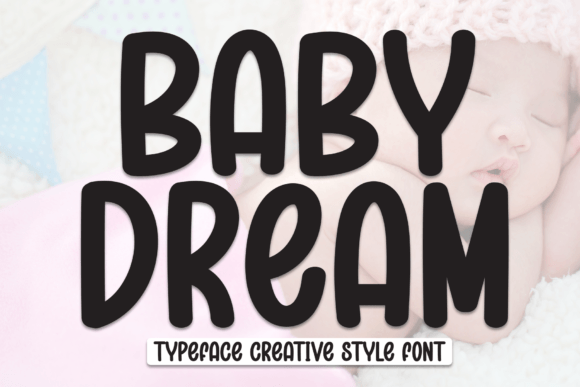 Baby Dream Display Font for Warm Digital Branding and Web Design