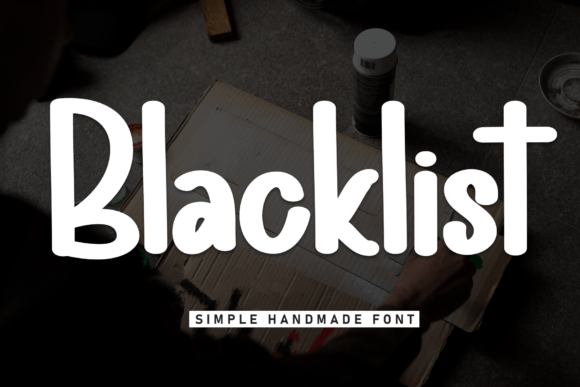 Blacklist Display Font for Editorial Design and Charming Headlines