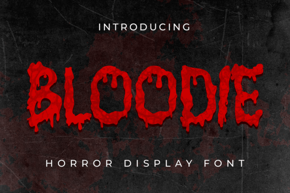 Bloodie Font Adds Horror Atmosphere to Digital Brand Projects