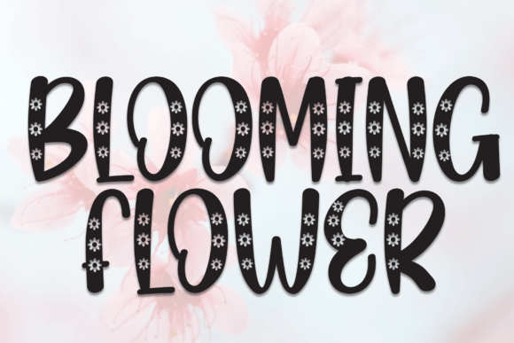 Blooming Flower Display Font for Modern Web Design