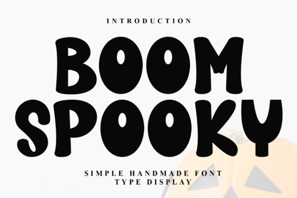 Boom Spooky: A Festive Display Font for Holiday Design Projects