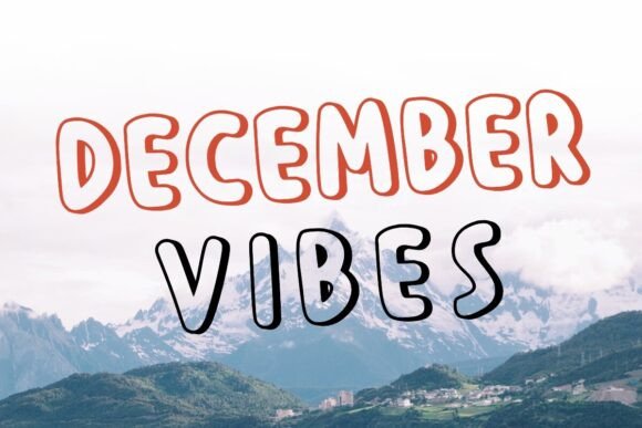 December Vibes Display Font for Playful Branding and Websites