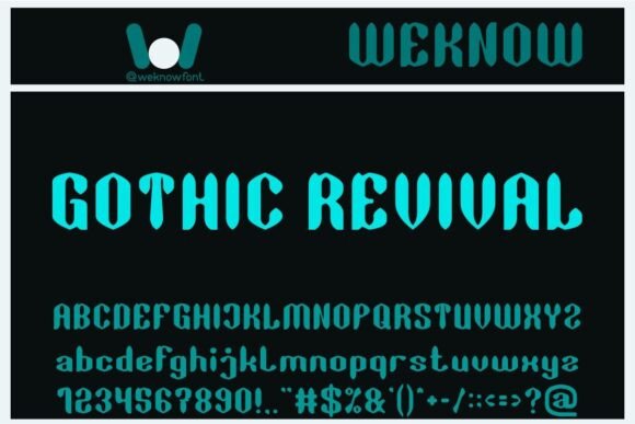 Gothic Revival: A Display Font for Editorial Design