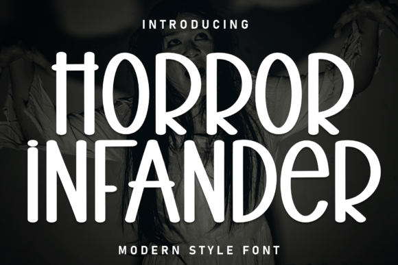 Horror Infander: A Display Font with a Creepy, Bold Character