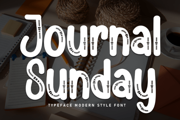 Journal Sunday: A Handwritten Display Font for Warm Branding