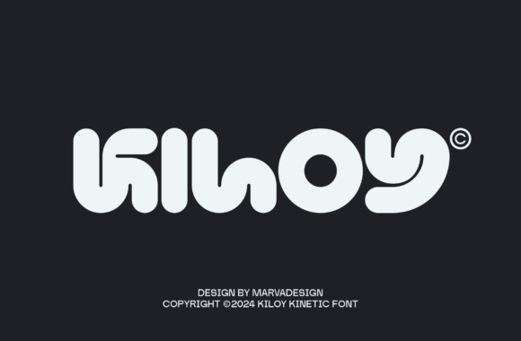Kiloy Font for Modern Editorial Headlines and Branding