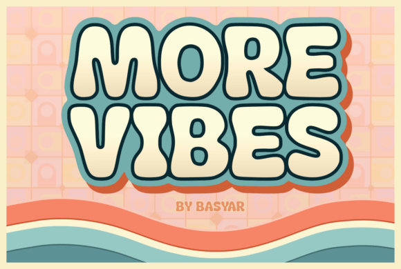 More Vibes Display Font for Handmade Product Designs