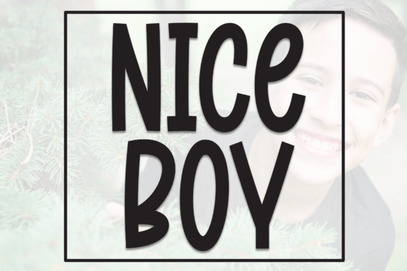 Nice Boy Font: A Handmade Typeface for Playful Web Design