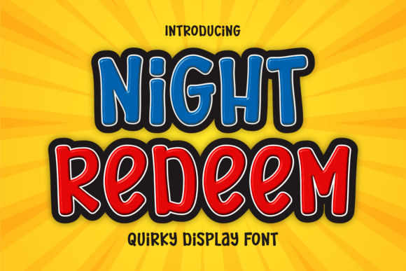 Night Redeem: A Display Font That Transforms Editorial Design