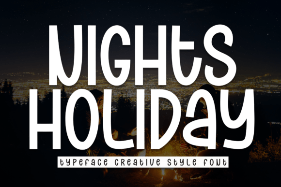Nights Holiday: A Display Font for Festive Web Design