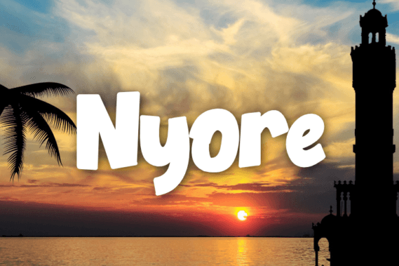 Nyore: A Versatile Display Font for Editorial Design Success