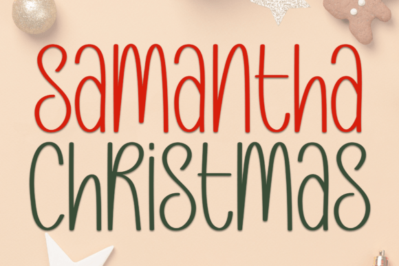 Samantha Christmas Font Brings Playful Energy to Editorial Design