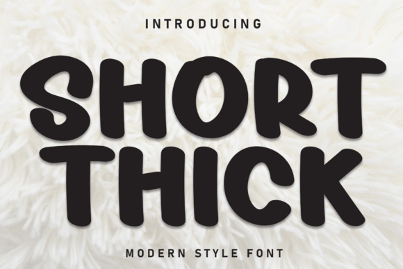 Short Thick Display Font for Bold Campaign Headlines