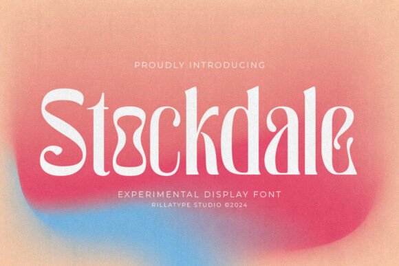 Stockdale: An Elegant Display Font for Campaign Design