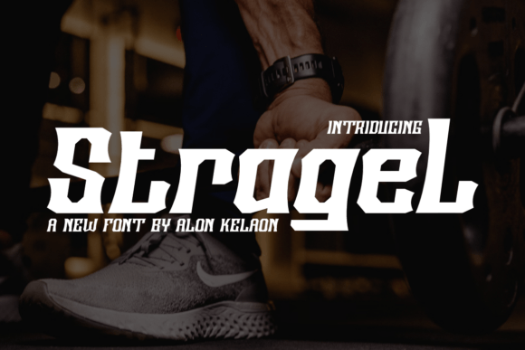 Stragel Display Font for Handmade Labels and Creative Branding