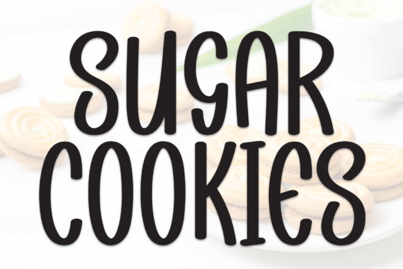 Sugar Cookies: A Playful Display Font for Campaigns
