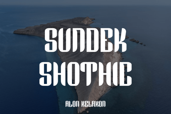 Sundek Shothic: A Display Font for Distinct and Impactful Branding