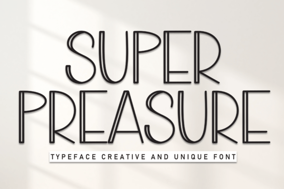 Super Preasure: A Bold Display Font for High-Impact Campaigns