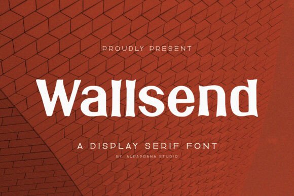 Wallsend Display Serif Font for Magazine and Editorial Design