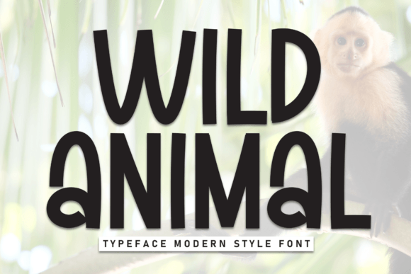 Wild Animal Display Font for Bold Brand Campaigns